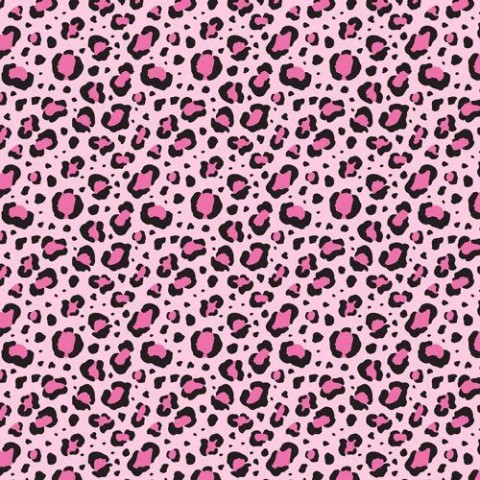 Printed Pattern - Pink Faux Leopard