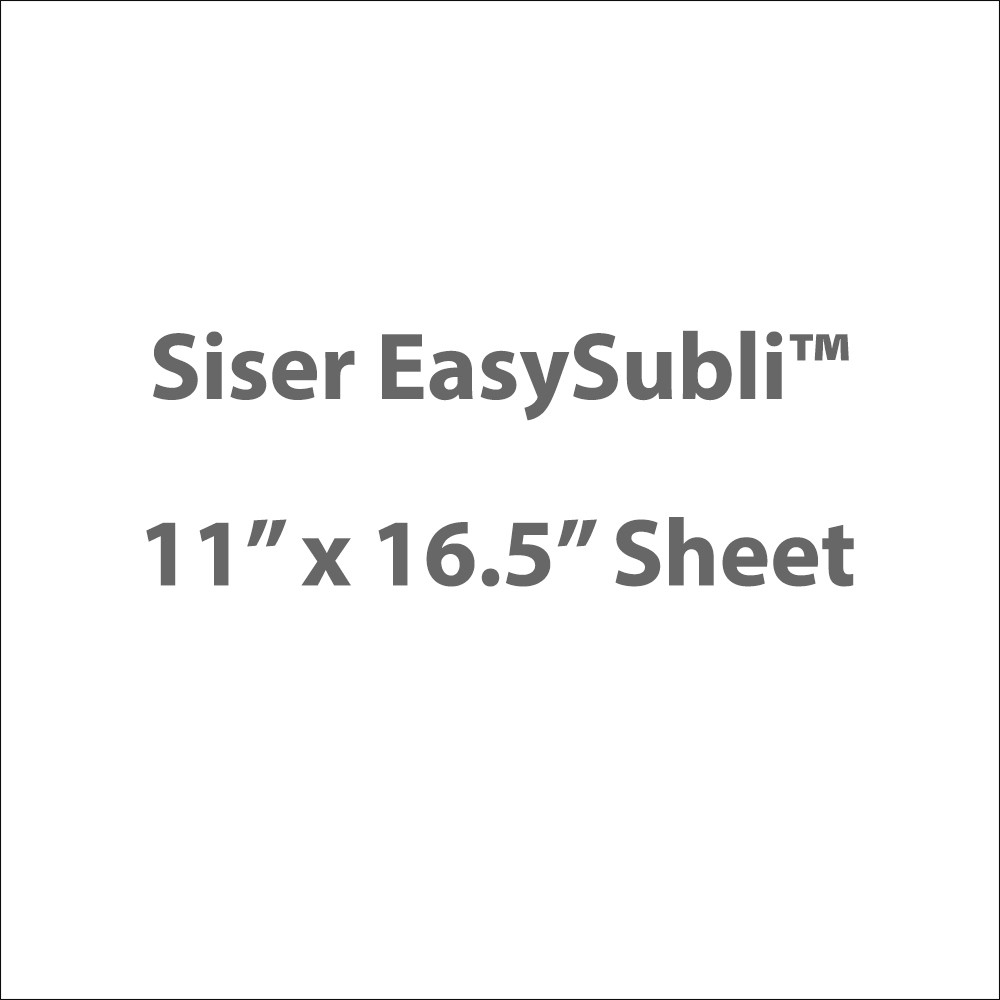 Siser EasySubli - 11" x 16.5" Sheet