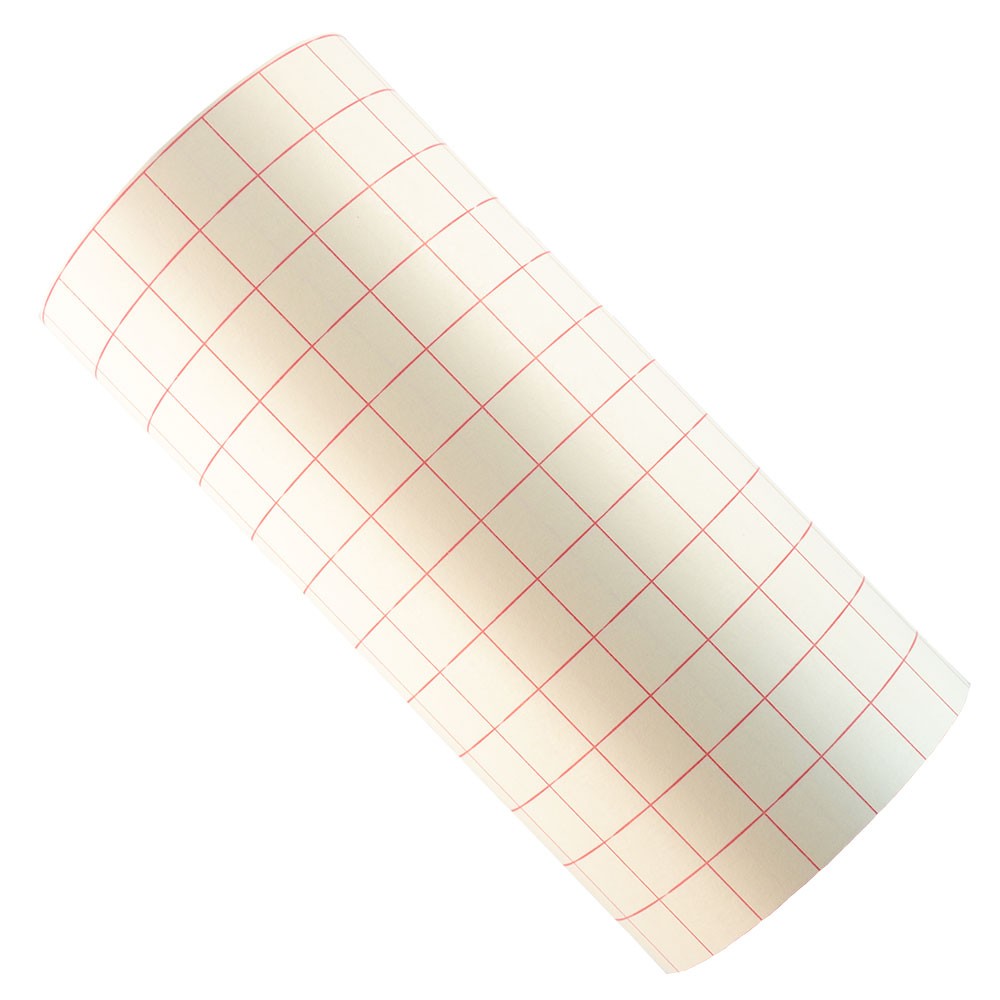 Red Grid High Tack Paper & 12" x 50 Yards