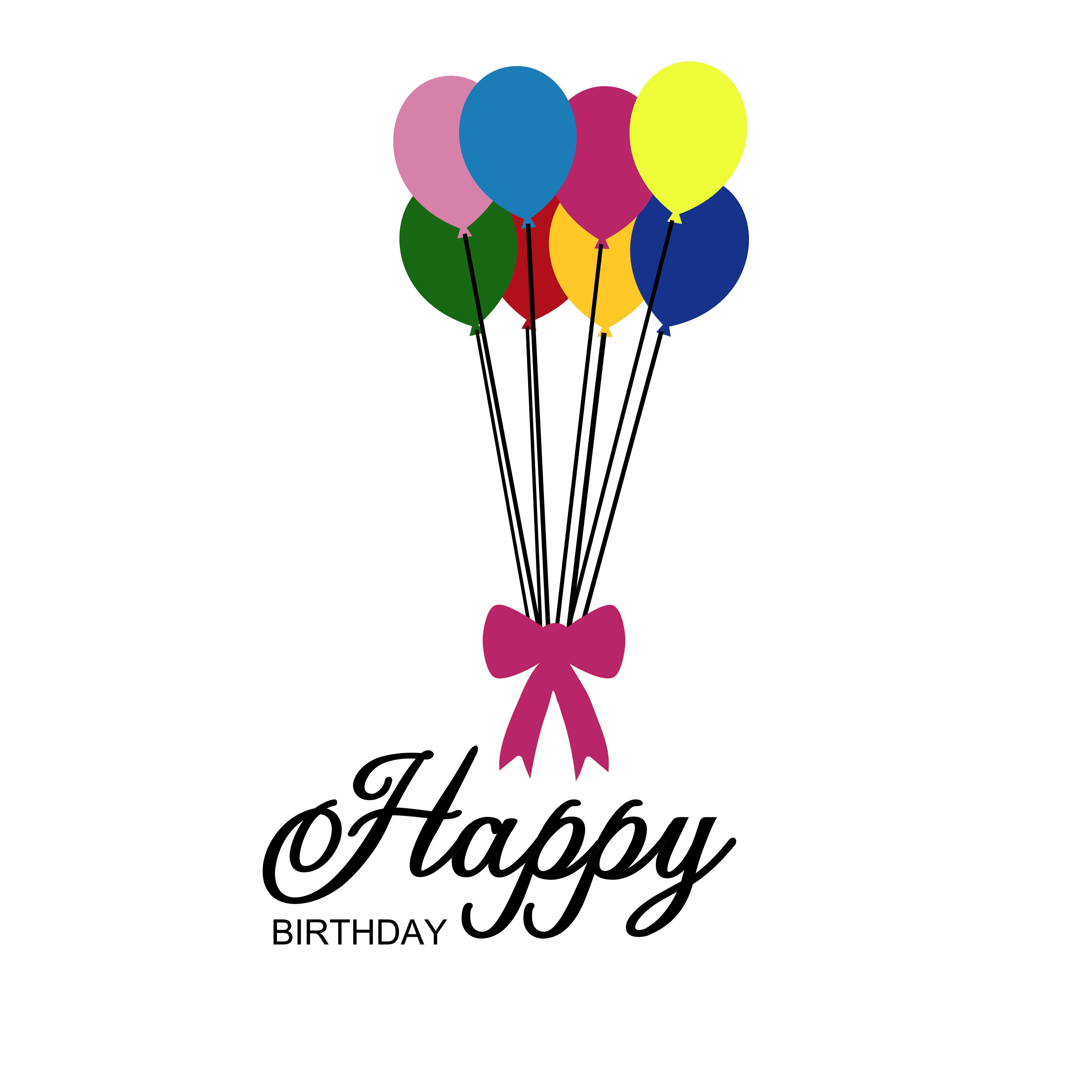 Happy Birthday Balloon SVG