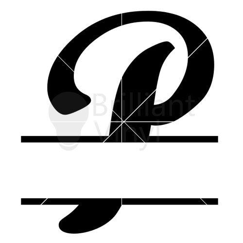 Letter "P" Plain SVG File