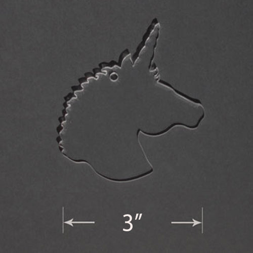 Acrylic Blank - Unicorn Head