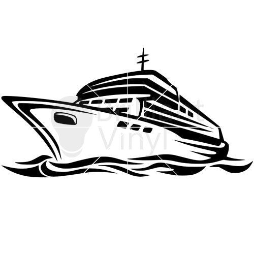 Cruise Ship SVG File