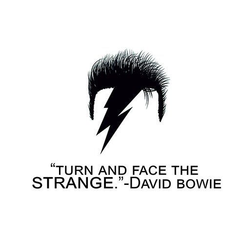 David Bowie Quote SVG