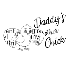 Daddy's Chick Easter SVG