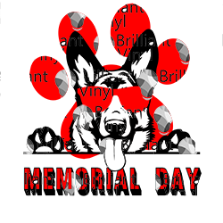 Memorial Day Dog