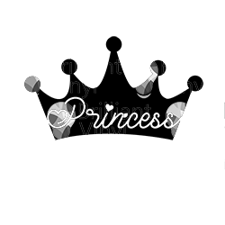 Princess and Crown SVG