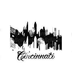 Cincinnati City Skyline SVG