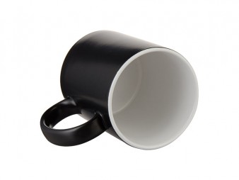 11oz Sublimation Color Changing Mug - Black