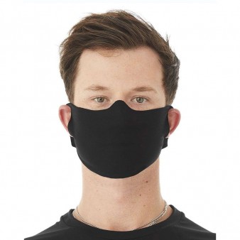 Face Mask - Black with Model