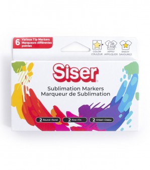 Sublimation Markers - Black Color Pack