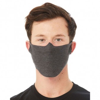 Face Mask - Dark Grey with Model