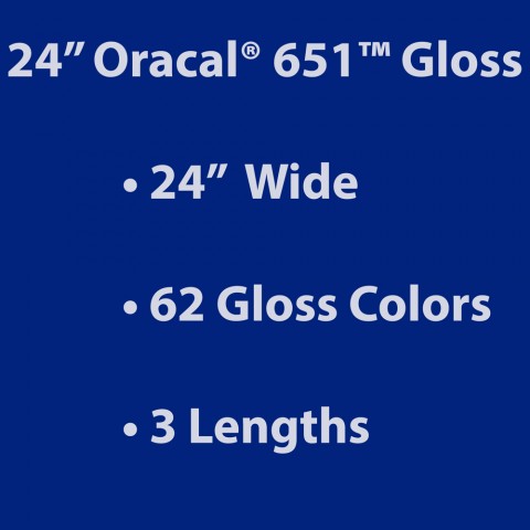 Oracal 651 Gloss 24"