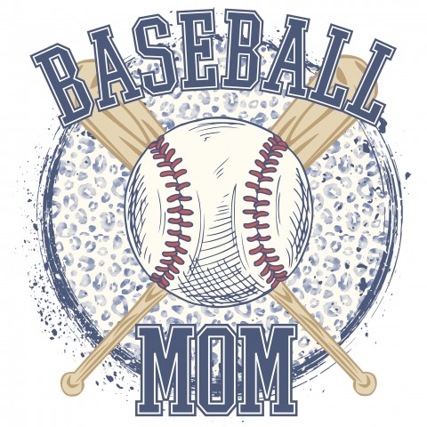 Direct to Film Transfer - 0044 Baseball Mom 2