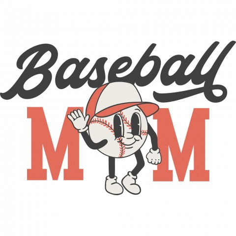 Direct to Film Transfer - 0003 Baseball Mom