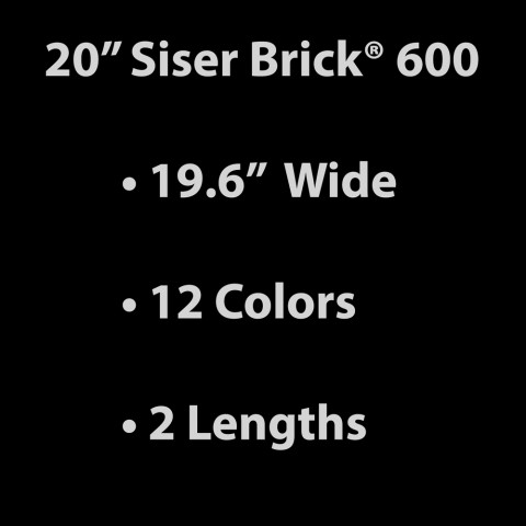 Brick 600 20"
