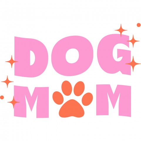 Direct to Film Transfer - 0007 Dog Mom