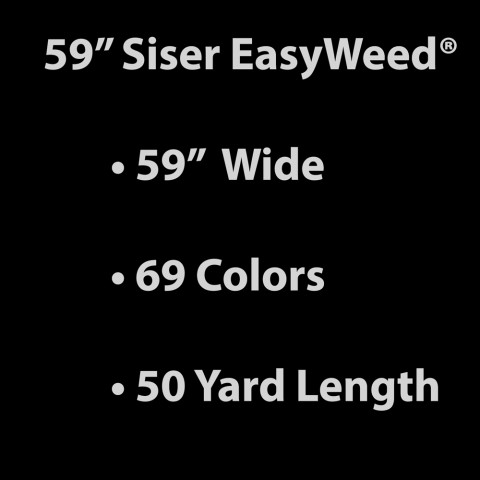 Siser EasyWeed 59" x 50 Yard Roll