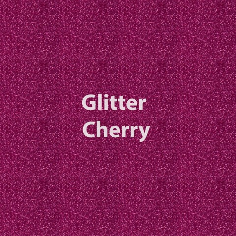 Siser GLITTER - Cherry - 19.6" x 12" Sheet
