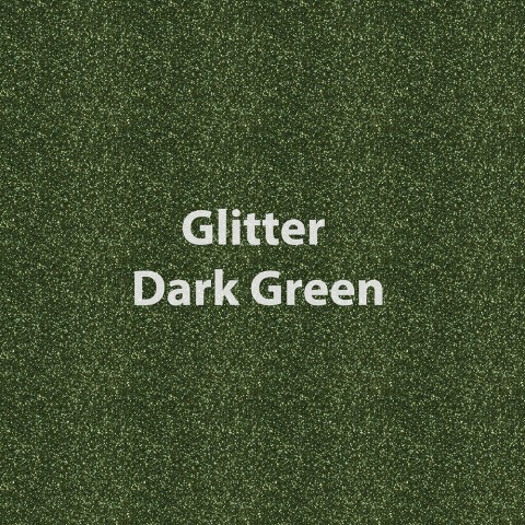 Siser GLITTER - Dark Green - 19.6" x 12" Sheet