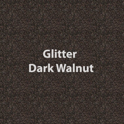 Siser GLITTER - Dark Walnut - 19.6" x 12" Sheet
