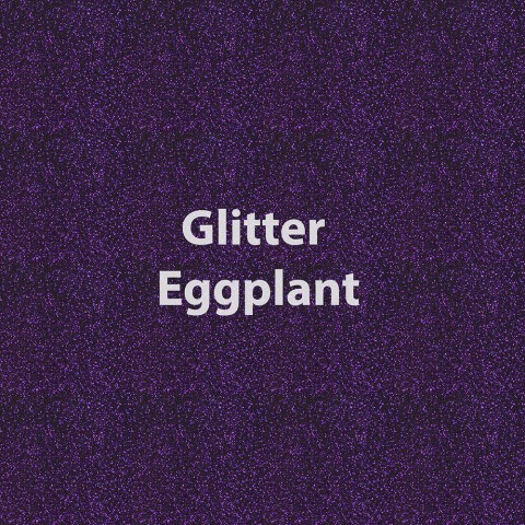 Siser GLITTER - Eggplant - 19.6" x 12" Sheet