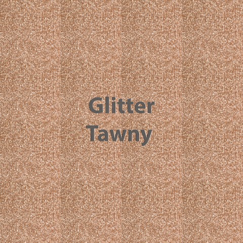 Siser GLITTER - Tawny - 19.6" x 12" Sheet
