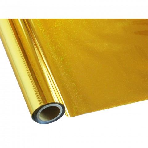 25 Foot Roll of 12" StarCraft Electra Foil - Holographic Gold Pixie Dust